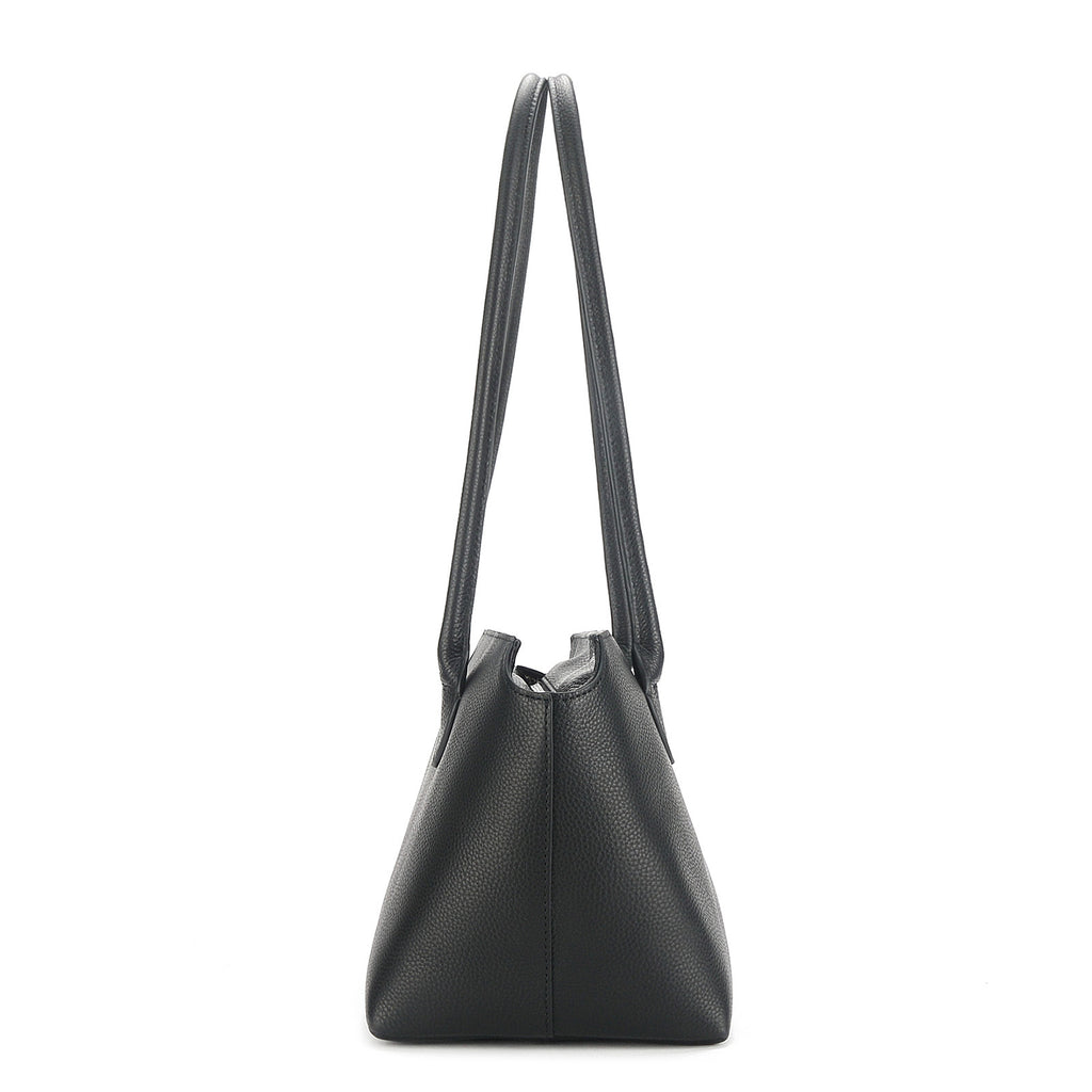 Fold-Over Tote genuine leather tote bag – view 4