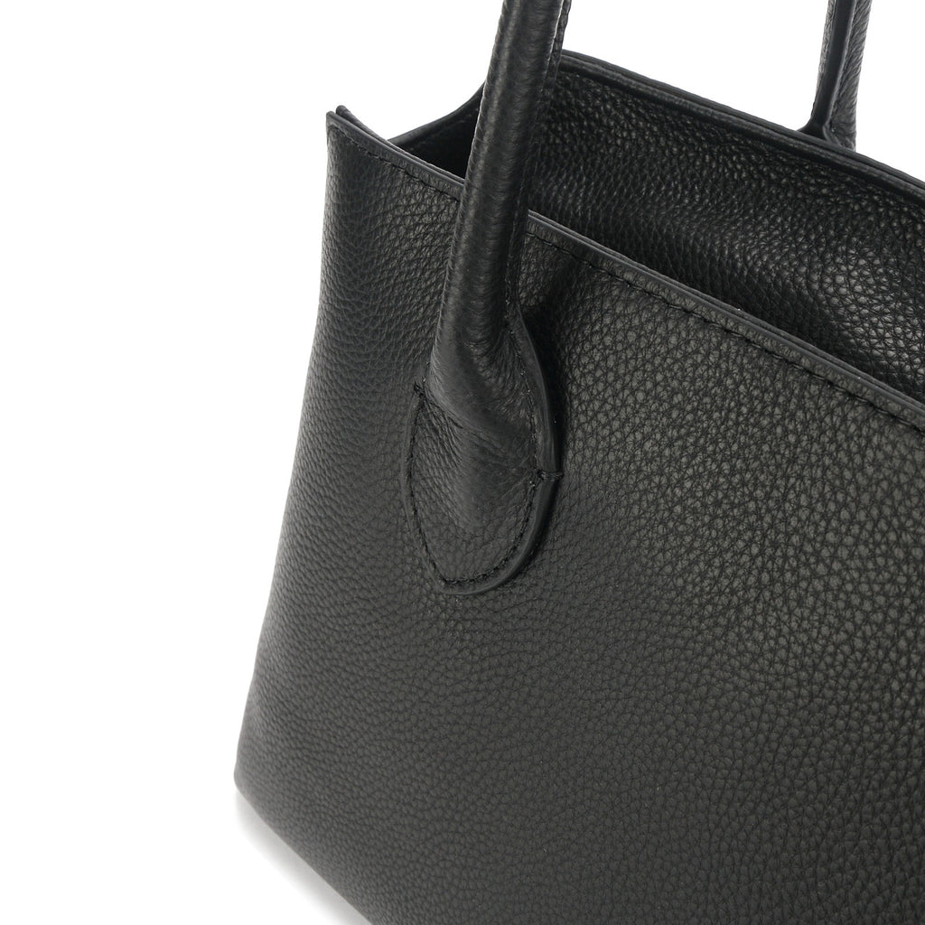 Fold-Over Tote genuine leather tote bag – view 3