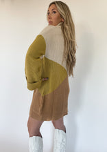 Load image into Gallery viewer, Major Color Block Sweater Dress
