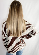 Load image into Gallery viewer, In the Zone Zebra Sweater
